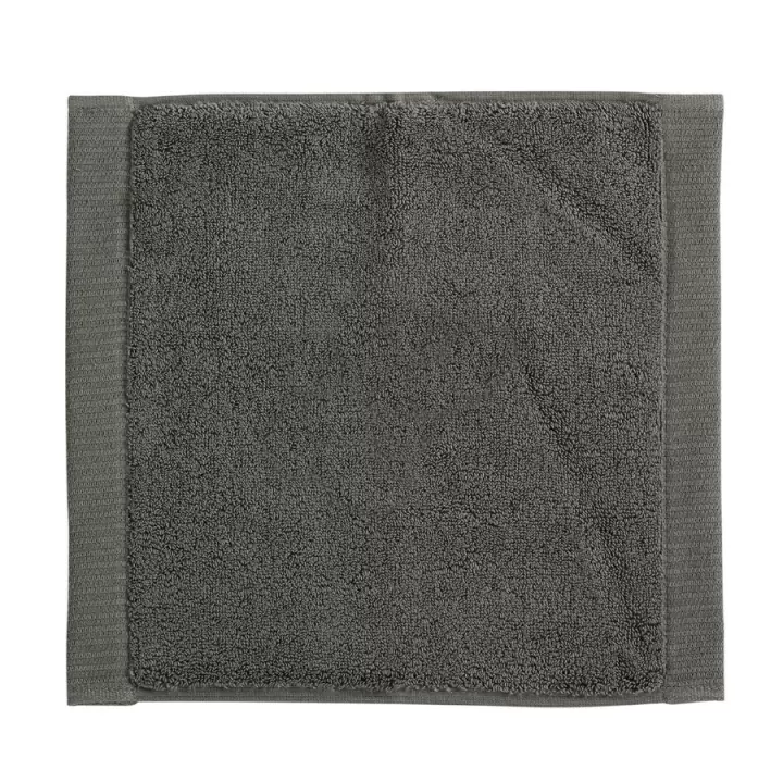 Полотенце для лица темно-серого цвета из коллекции essential, 30х30 см