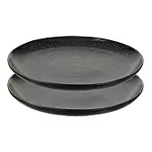 Набор тарелок dots, D21 см, черные, 2 шт.