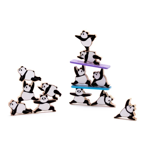 Игра на баланс Peleg Design Zen Panda, настольная игра с пандами для детей и взрослых