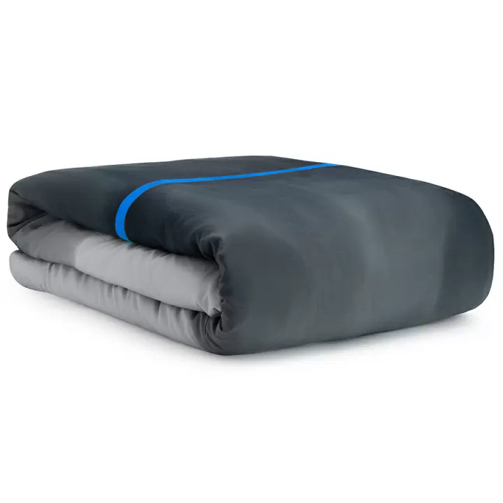 Комплект постельного белья из умягченного сатина из коллекции slow motion, electric blue, 150х200 см