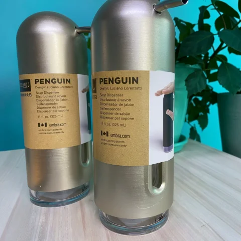 Дозатор для жидкого мыла Umbra Penguin, никель_УЦЕНКА