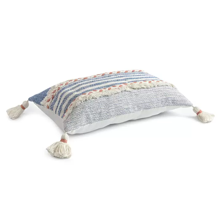 Чехол на подушку с кисточками и бахрамой из коллекции ethnic, 35х60 см