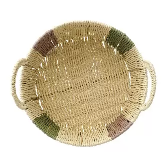 Корзина плетеная круглая bodhran nature из коллекции ethnic, размер m