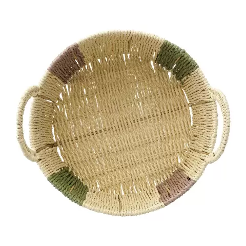 Корзина плетеная круглая bodhran nature из коллекции ethnic, размер m