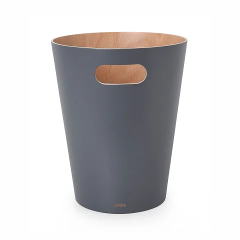 Корзина для мусора Umbra Woodrow, графит