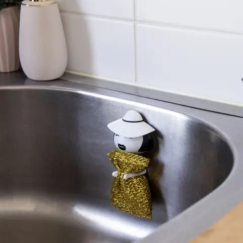 Держатель для губки Peleg Design Mrs. Sponge — кухонный держатель на присоске для раковины и ванны