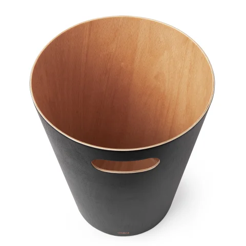 Корзина для мусора Umbra Woodrow, черная