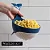 Дуршлаг для пасты и овощей Peleg Design Pastail, пластиковый, в виде кита