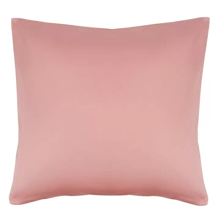 Набор из двух наволочек из сатина темно-розового цвета из коллекции essential, 70х70 см