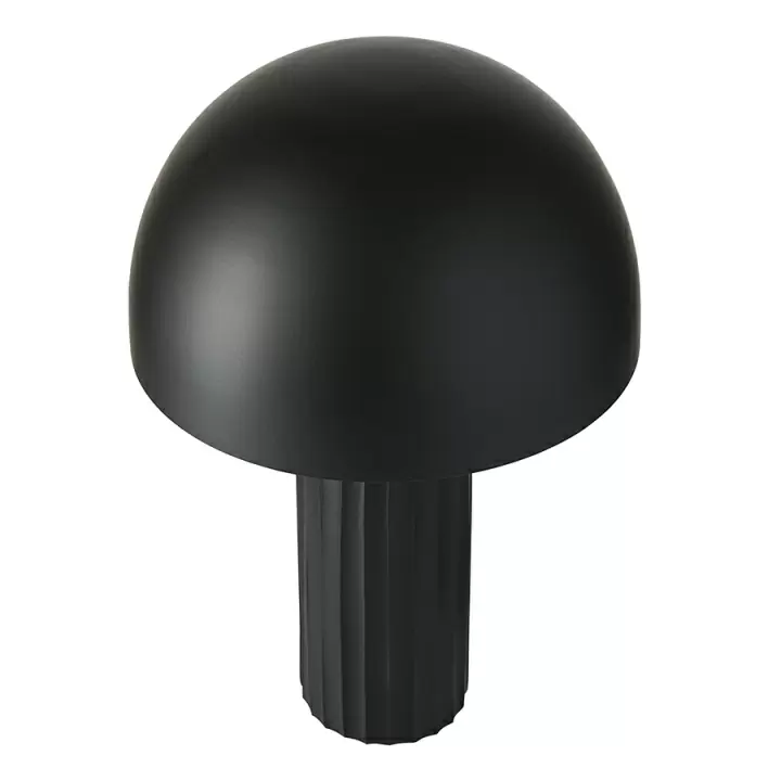 Лампа настольная texture sleek, 24х37 см, черная