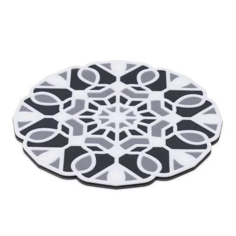 Подставка под горячее 3в1 Peleg Design TriveTile, белый/серый