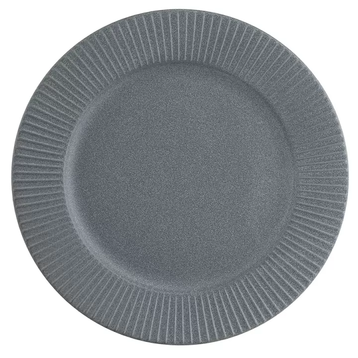 Набор обеденных тарелок Liberty Jones Soft Ripples, 27 см, серые, 2 шт