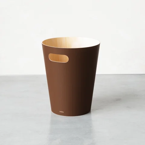 Корзина для мусора Umbra Woodrow, эспрессо
