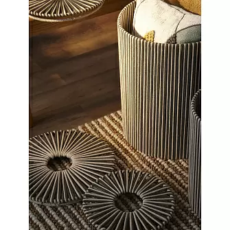 Корзина плетеная dholak grey из коллекции ethnic, размер l