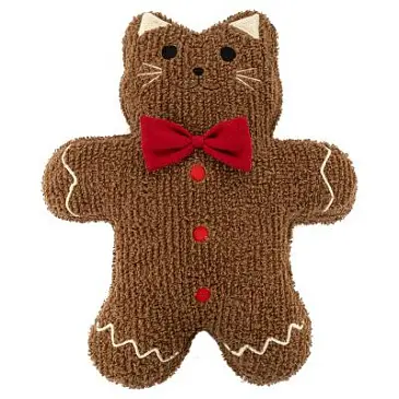 Подушка вязаная Кот из коллекции new year essential, 45x40 см