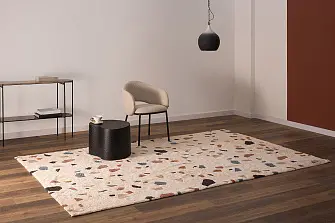 Ковер из хлопка terrazzo poetry из коллекции ethnic, 200х300 см