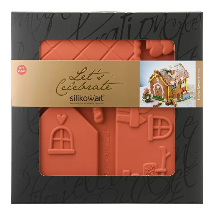 Набор для приготовления пряничного домика Silikomart Home Sweet Home, 18 х 11,5 х 16 см, силиконовый