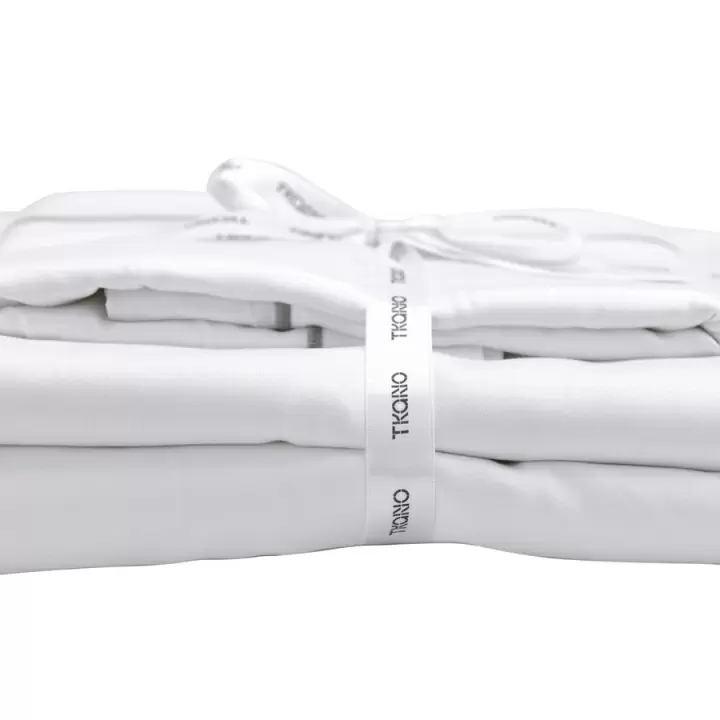 Комплект постельного белья из египетского хлопка essential, белый, евро размер