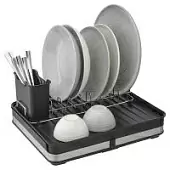 Сушилка для посуды Smart Solutions Atle раздвижная большая, черная