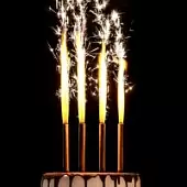 Свечи для торта Фонтаны, 14,5 см, 4 шт