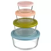 Набор контейнеров для запекания и хранения Smart Solutions Pastel, 4 шт