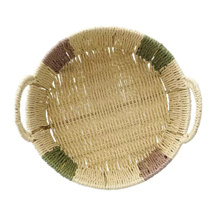 Корзина плетеная круглая bodhran nature из коллекции ethnic, размер l