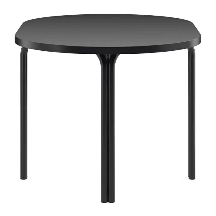 Столик кофейный ror, 75х50 см, черный