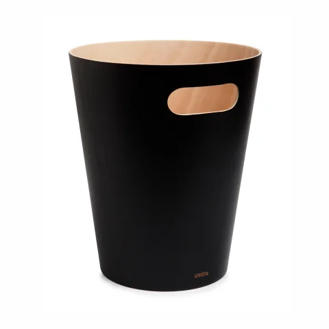 Корзина для мусора Umbra Woodrow, черная