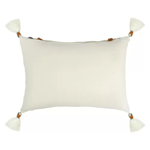 Подушка декоративная с бахромой и вышивкой abstract play из коллекции ethnic, 30х45 см