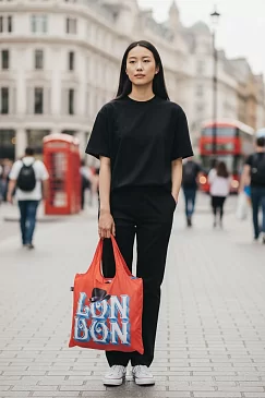 Складная сумка LOQI ALEX TROCHUT London