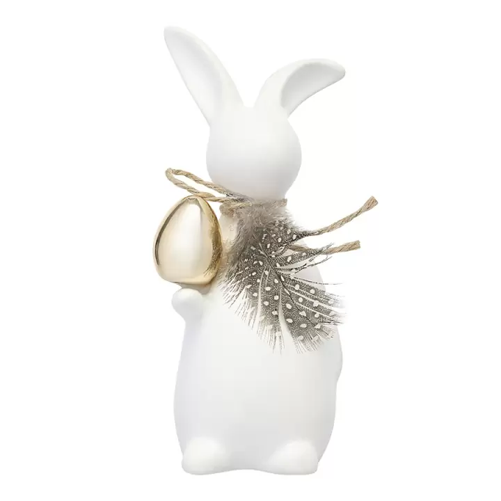 Декор пасхальный из фарфора easter bunny из коллекции essential, 7,7х6,9x17 см