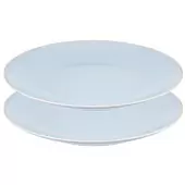 Набор обеденных тарелок simplicity, D26 см, голубые, 2 шт.