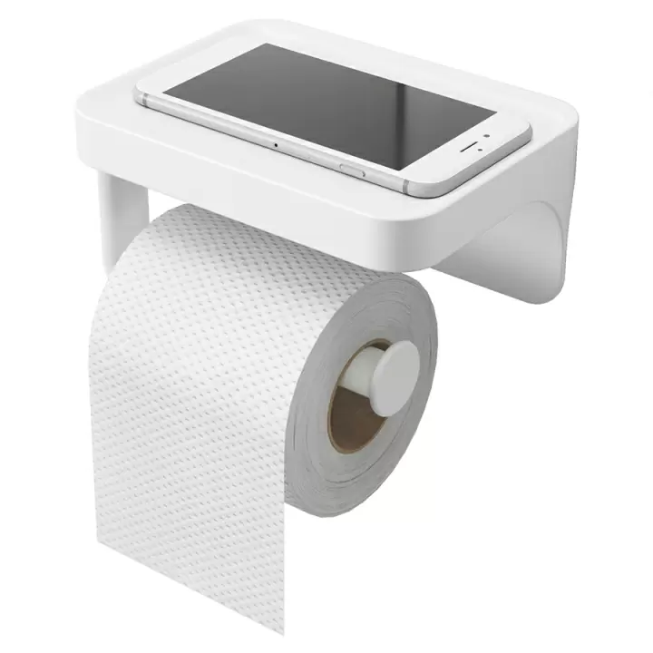 Держатель для туалетной бумаги с полочкой Umbra Flex