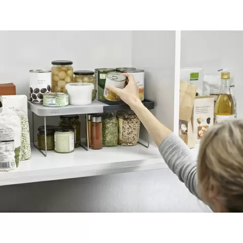 Полка cupboardstore раздвижная серая