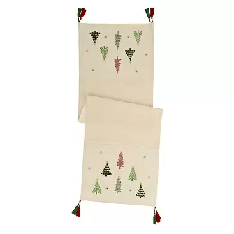 Дорожка на стол frozen pines из коллекции new year essential, 45х150 см