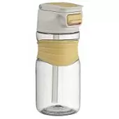 Бутылка для воды Smart Solutions Slow Sip, 450 мл, желтая