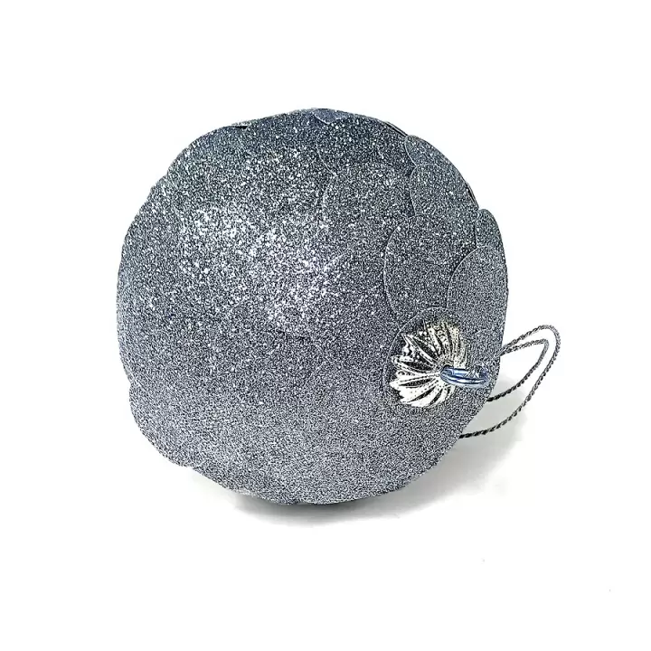 Шар новогодний декоративный paper ball, серебрянный