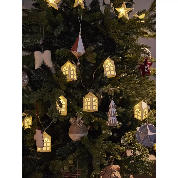 Набор елочных украшений из бумаги christmas chic из коллекции new year essential