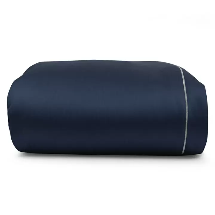 Комплект постельного белья темно-синего цвета из египетского хлопка из коллекции essential, пододеяльник 200x220, 2 наволочки (50x70)