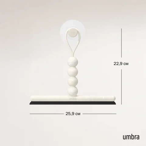 Скребок для зеркал и душа Umbra Nami, светло-бежевый