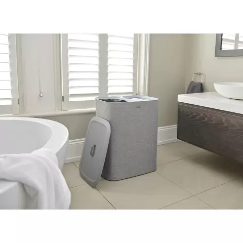 Корзина для белья tota™ 90 л, серая