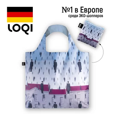 Складная сумка LOQI RENÉ MAGRITTE Golconda