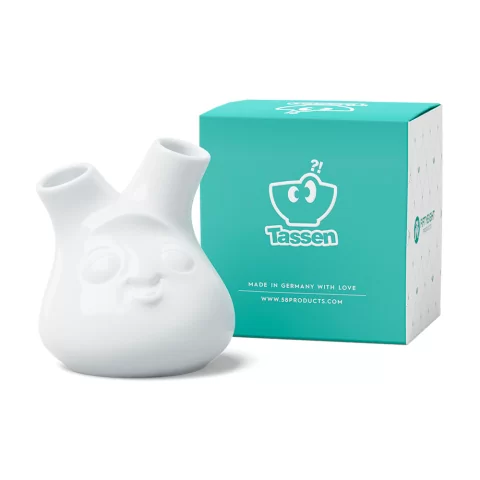 Ваза Tassen Cheeky, 10 см, белая