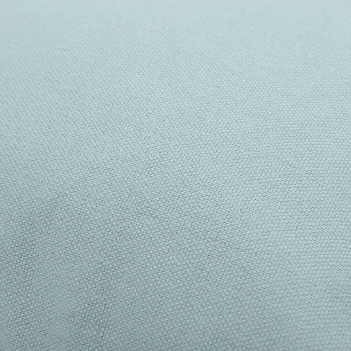 Чехол на подушку из фактурного хлопка голубого цвета с контрастным кантом из коллекции Essential, 45х45 см
