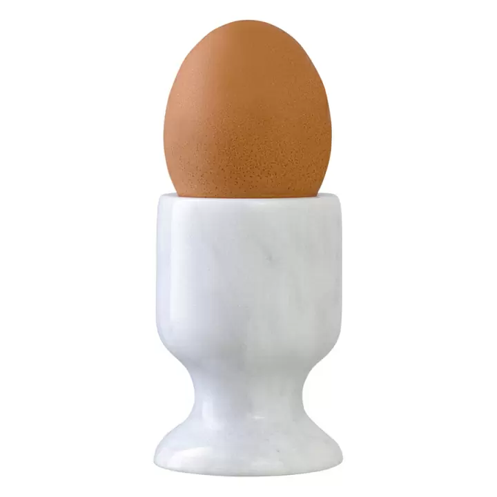 Набор подставок для яиц marm, D5х7,4 см, белый мрамор, 2 шт.