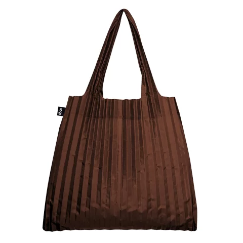 Складная сумка LOQI PLEATED Cocoa