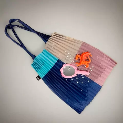 Складная сумка LOQI PLEATED Cloud