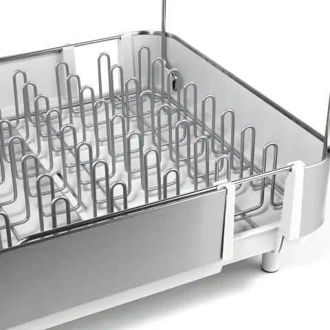 Раздвижная сушилка для посуды Joseph Joseph Extend Steel Plus, с держателем для бокалов