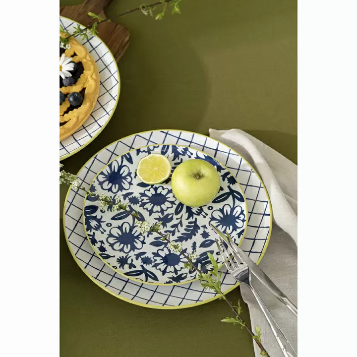 Набор тарелок Liberty Jones Bright Traditions с цветочным узором, D21,5 см, 2 шт