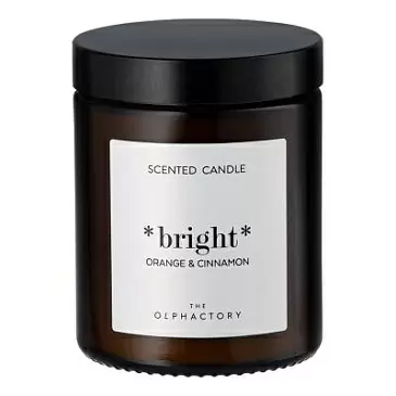 Свеча ароматическая the olphactory, bright, orange&cinnamon, 30 ч